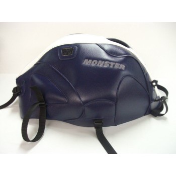 ΚΑΛΥΜΜΑ BAGSTER DUCATI MONSTER MONSTRO 600/620/695/750/900/1000-S4/S2R/S4R ΣΚΟΥΡΟ ΜΠΛΕ/ΛΕΥΚΟ (2004-2005)